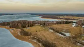 Jezioro Mamry i Święcajty z drona, marzec 2026 r. - zdjęcie 21