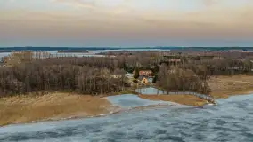 Jezioro Mamry i Święcajty z drona, marzec 2026 r. - zdjęcie 31