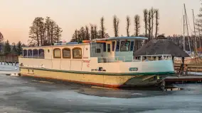 Marcowy zachód słońca w Zatoce Tracz, jezioro Kisajno - zdjęcie 23