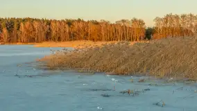Zachód słońca nad jeziorem Kruklin, marzec 2026 r. - zdjęcie 8
