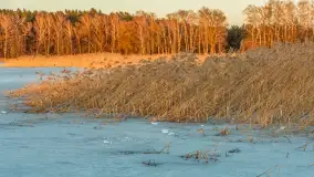 Zachód słońca nad jeziorem Kruklin, marzec 2026 r. - zdjęcie 20