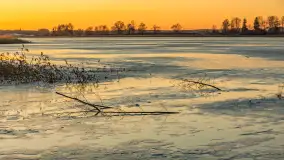 Zachód słońca nad jeziorem Kruklin, marzec 2026 r. - zdjęcie 4