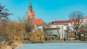 Przedwiośnie w Ełku, spacer w okolicach ulicy Zamkowej - zdjęcie 16