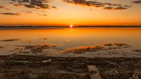 Zachód słońca nad Darginem, pierwszy dzień wiosny - zdjęcie 1