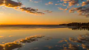 Zachód słońca nad Darginem z lotu ptaka, wiosna 2026 r. - zdjęcie 19