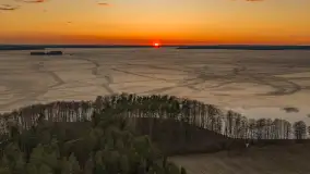 Zachód słońca nad Darginem z lotu ptaka, wiosna 2026 r. - zdjęcie 29