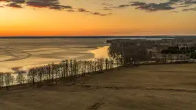 Zachód słońca nad Darginem z lotu ptaka, wiosna 2026 r. - zdjęcie 9