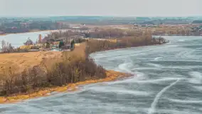 Niegocin, Bystry i Giżycko po zachodzie słońca, marzec 2026 r. - zdjęcie 2