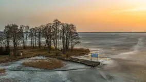 Niegocin, Bystry i Giżycko po zachodzie słońca, marzec 2026 r. - zdjęcie 26