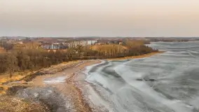 Niegocin, Bystry i Giżycko po zachodzie słońca, marzec 2026 r. - zdjęcie 8