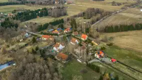 Zachód słońca nad wsią i jeziorem Stręgiel, marzec 2026 r. - zdjęcie 40