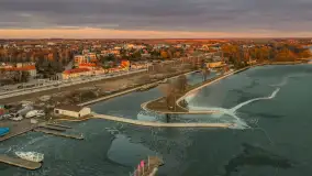 Wiosenny zachód słońca nad Giżyckiem i Ekomariną - zdjęcie 6