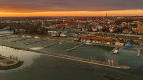 Wiosenny zachód słońca nad Giżyckiem i Ekomariną - zdjęcie 17