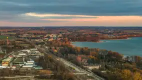 Wiosenny zachód słońca nad Giżyckiem i Ekomariną - zdjęcie 9