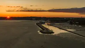 Wiosenny zachód słońca nad Giżyckiem i Ekomariną - zdjęcie 31