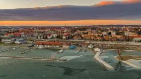 Wiosenny zachód słońca nad Giżyckiem i Ekomariną - zdjęcie 33