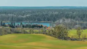 Port i wieś Popielno na wiosennych kadrach z drona, kwiecień 2026 r. - zdjęcie 14