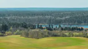 Port i wieś Popielno na wiosennych kadrach z drona, kwiecień 2026 r. - zdjęcie 3