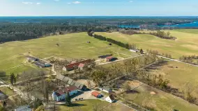 Port i wieś Popielno na wiosennych kadrach z drona, kwiecień 2026 r. - zdjęcie 20