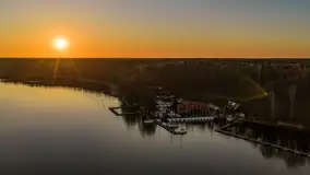 Zachód słońca nad jeziorem Nidzkie, Ruciane-Nida i Pod Dębem, kwiecień 2026 r. - zdjęcie 5