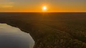 Zachód słońca nad jeziorem Nidzkie, Ruciane-Nida i Pod Dębem, kwiecień 2026 r. - zdjęcie 12