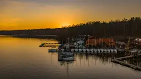 Zachód słońca nad jeziorem Nidzkie, Ruciane-Nida i Pod Dębem, kwiecień 2026 r. - zdjęcie 20