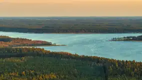 Zachód słońca nad jeziorem Nidzkie, Ruciane-Nida i Pod Dębem, kwiecień 2026 r. - zdjęcie 30