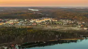 Zachód słońca nad jeziorem Nidzkie, Ruciane-Nida i Pod Dębem, kwiecień 2026 r. - zdjęcie 21