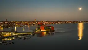 Końcówka dnia w Mikołajkach z drona, kwiecień 2026 r. - zdjęcie 24