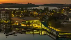 Końcówka dnia w Mikołajkach z drona, kwiecień 2026 r. - zdjęcie 37