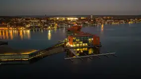 Końcówka dnia w Mikołajkach z drona, kwiecień 2026 r. - zdjęcie 44