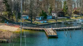 Port Łabędzi Ostrów i Sailor z wiosennego lotu ptaka, kwiecień 2026 r. - zdjęcie 7