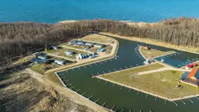 Wiosenne Śniardwy i Niedźwiedzi Róg z lotu ptaka, kwiecień 2026 r. - zdjęcie 9