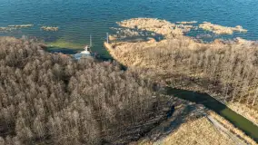 Wiosenne Śniardwy i Niedźwiedzi Róg z lotu ptaka, kwiecień 2026 r. - zdjęcie 14