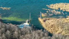 Wiosenne Śniardwy i Niedźwiedzi Róg z lotu ptaka, kwiecień 2026 r. - zdjęcie 6