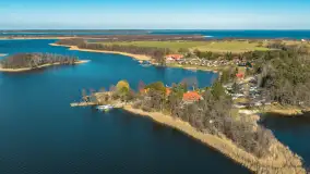 Jeszcze raz okolice Wierzby na wiosennych ujęciach z drona