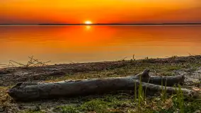 Zachód słońca nad jeziorem Dargin, kwiecień 2026 r. - zdjęcie 26