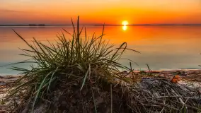 Zachód słońca nad jeziorem Dargin, kwiecień 2026 r. - zdjęcie 23