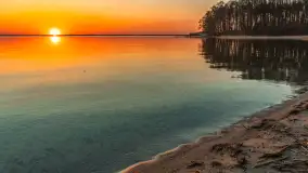 Zachód słońca nad jeziorem Dargin, kwiecień 2026 r. - zdjęcie 25