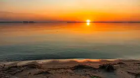 Zachód słońca nad jeziorem Dargin, kwiecień 2026 r. - zdjęcie 18