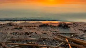 Zachód słońca nad jeziorem Dargin, kwiecień 2026 r. - zdjęcie 9