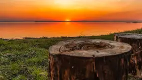 Zachód słońca nad jeziorem Dargin, kwiecień 2026 r. - zdjęcie 28