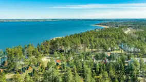 Wiosenny Resort Niegocin z lotu ptaka, kwiecień 2026 r. - zdjęcie 2