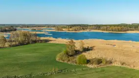 Wiosna nad jeziorem Guber z lotu ptaka, kwiecień 2026 r. - zdjęcie 37