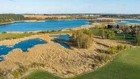 Wiosna nad jeziorem Guber z lotu ptaka, kwiecień 2026 r. - zdjęcie 6