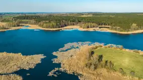 Wiosna nad jeziorem Guber z lotu ptaka, kwiecień 2026 r. - zdjęcie 18