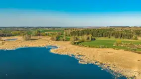 Wiosna nad jeziorem Guber z lotu ptaka, kwiecień 2026 r. - zdjęcie 5