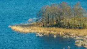 Wiosna nad jeziorem Guber z lotu ptaka, kwiecień 2026 r. - zdjęcie 10