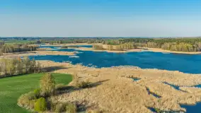 Wiosna nad jeziorem Guber z lotu ptaka, kwiecień 2026 r. - zdjęcie 15