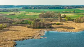 Wiosna nad jeziorem Guber z lotu ptaka, kwiecień 2026 r. - zdjęcie 16